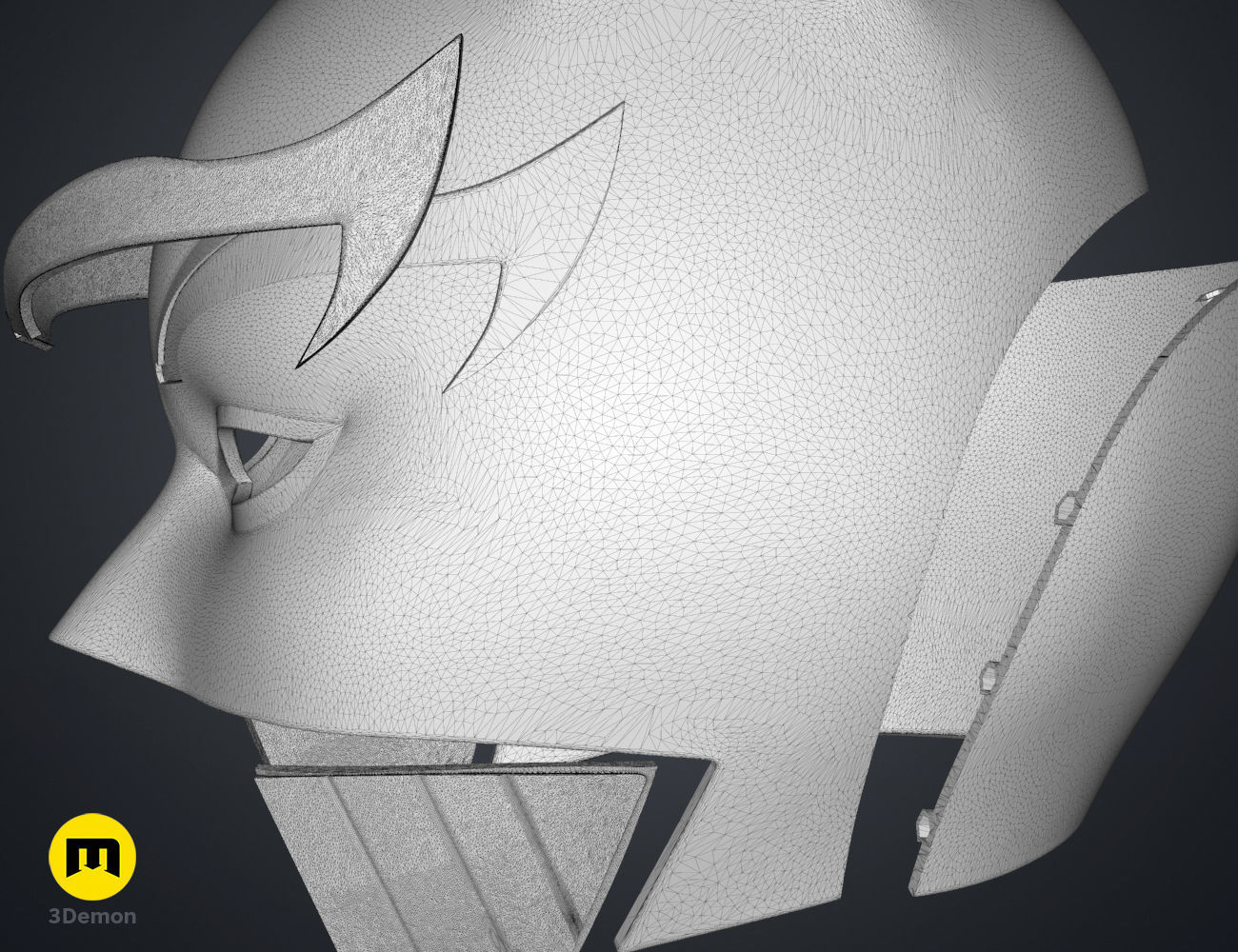 Hellcat Helmet Mask Marvel Comics 3D print model_11