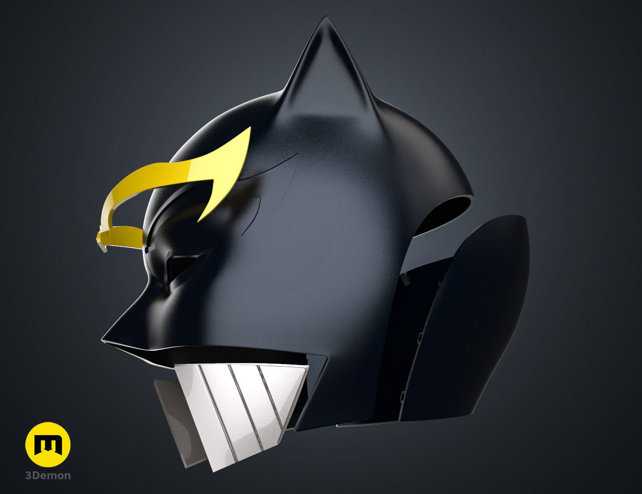 Hellcat Helmet Mask Marvel Comics 3D print model_3