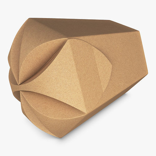 Package Cardboard Hexagon Petal Box M 1 3D model 7