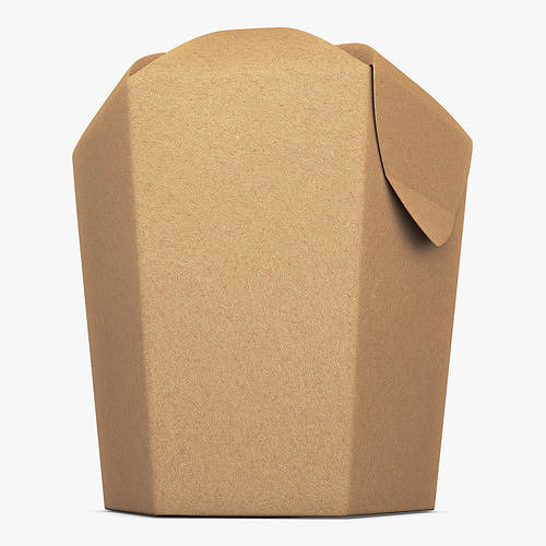 Package Cardboard Hexagon Petal Box M 1 3D model 3