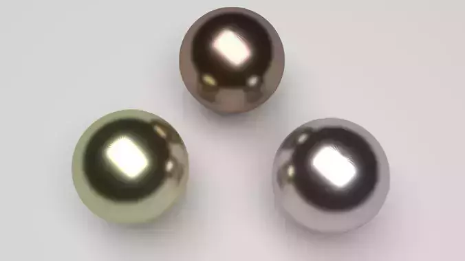3D Print Ready Metal Balls 3D print model