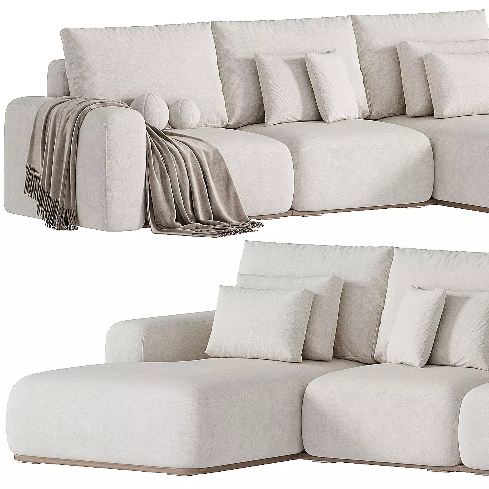 Frances  Sofa 3D model_0