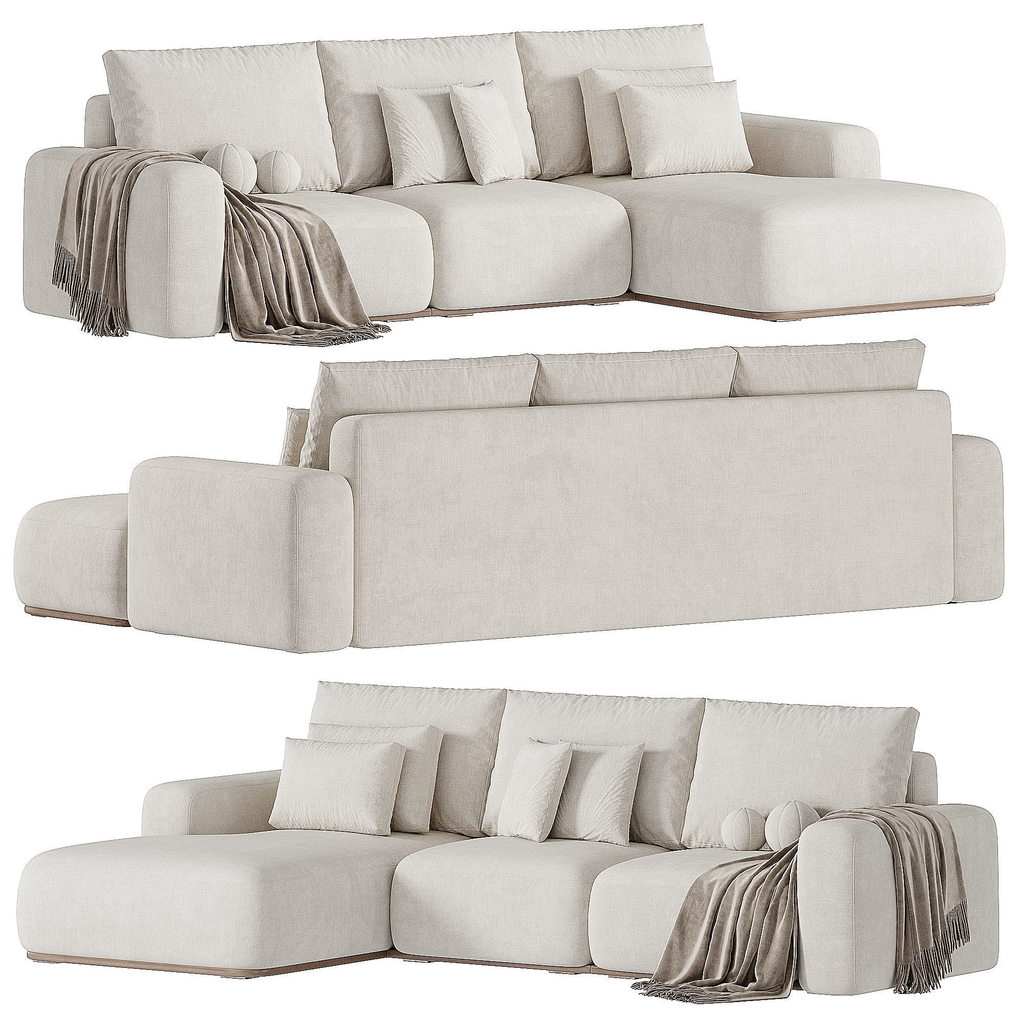Frances  Sofa 3D model_3