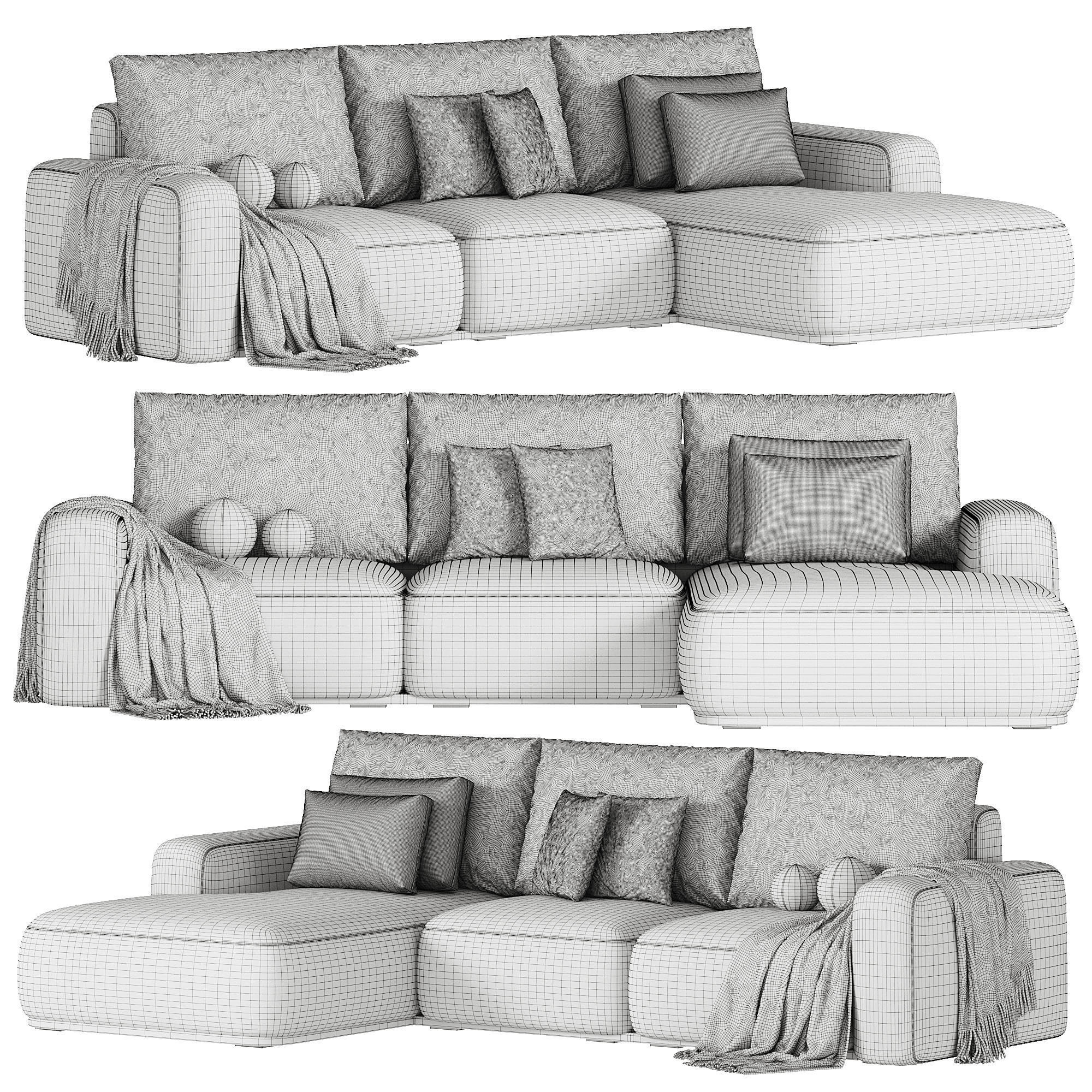 Frances  Sofa 3D model_5