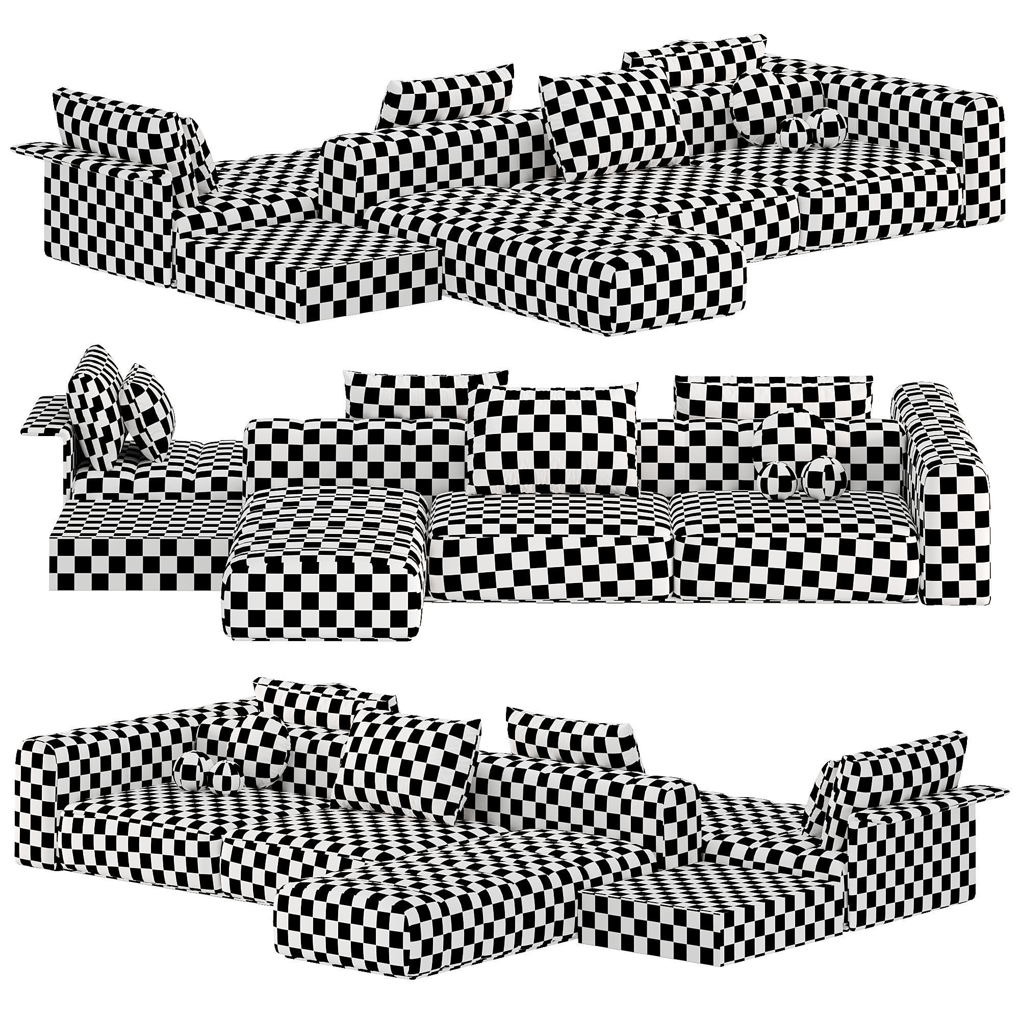 Freeman  Sofa 3D model_5