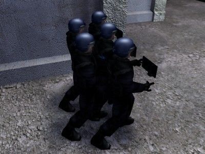 SWAT Police Officer Low-poly 3D model_4