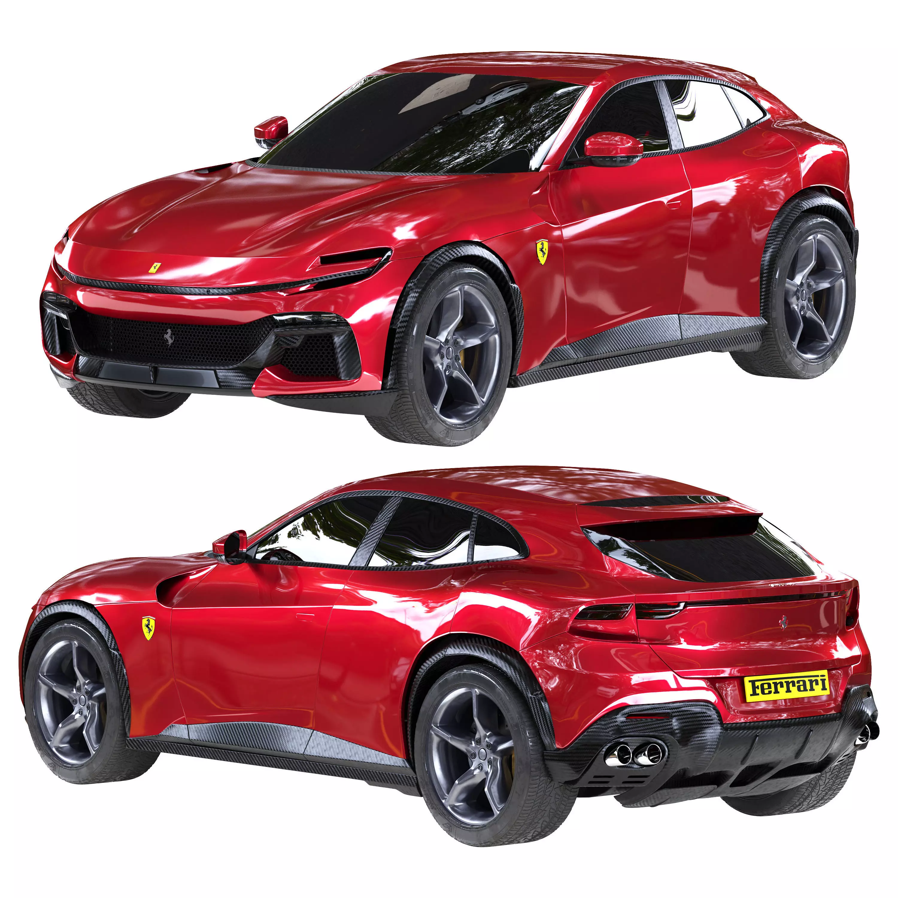 Ferrari Purosongue 3D model