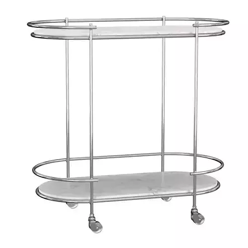 OVAL DRINKS TROLLY