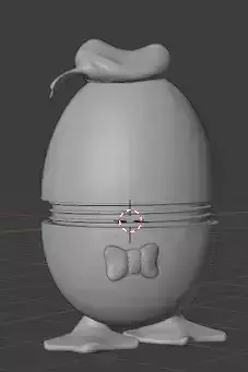 Easter egg Donald Duck