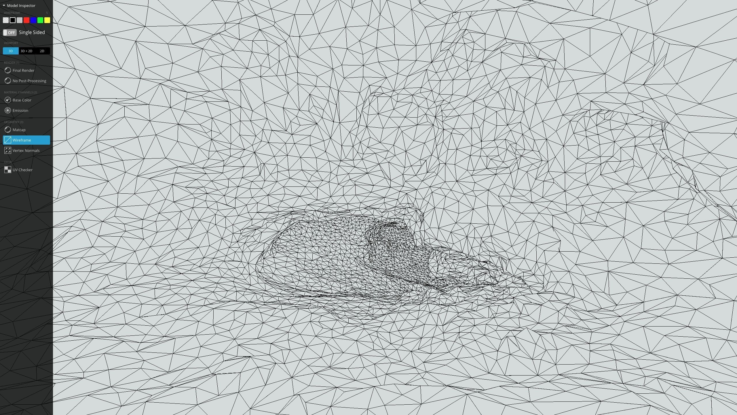 Real cave 3D scan cavern Low-poly 3D model_6