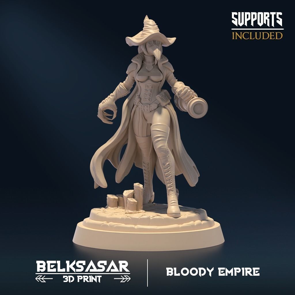 Guardian of Mausoleum Set x2 Nude 3D print model_1