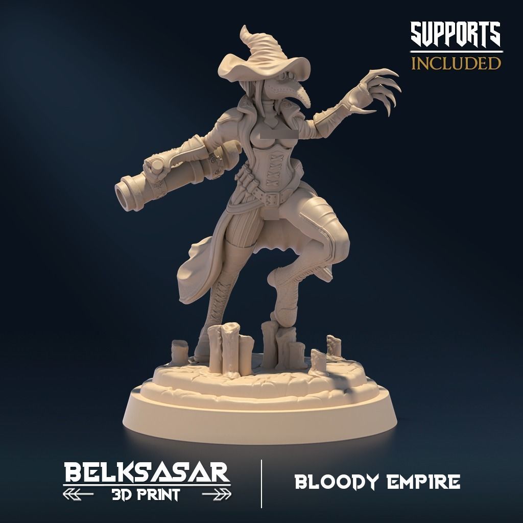 Guardian of Mausoleum Set x2 Nude 3D print model_2