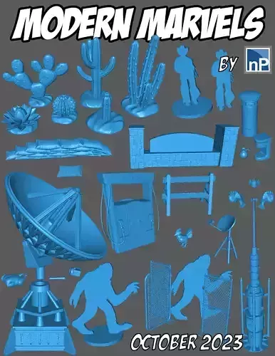 Modern Marvels - October 2023 Patreon Release 3D print model