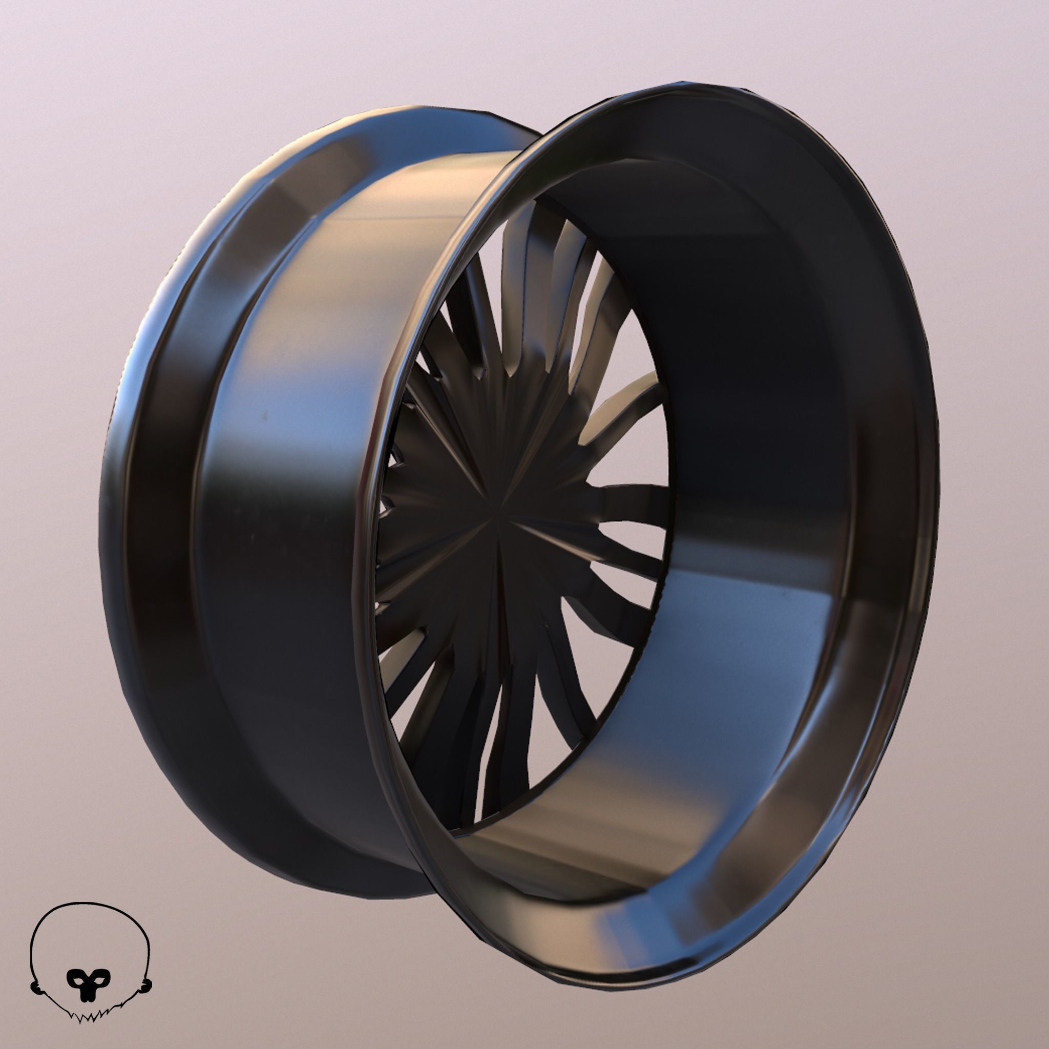 Sport Car Rim 6 Game-Ready 3D Model Low-poly 3D model_15
