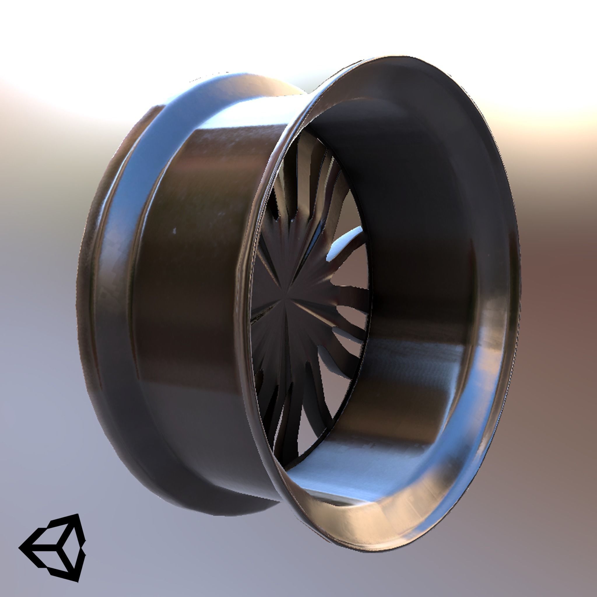 Sport Car Rim 6 Game-Ready 3D Model Low-poly 3D model_23