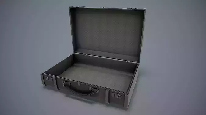 Suitcase 3d model Low-poly 3D model