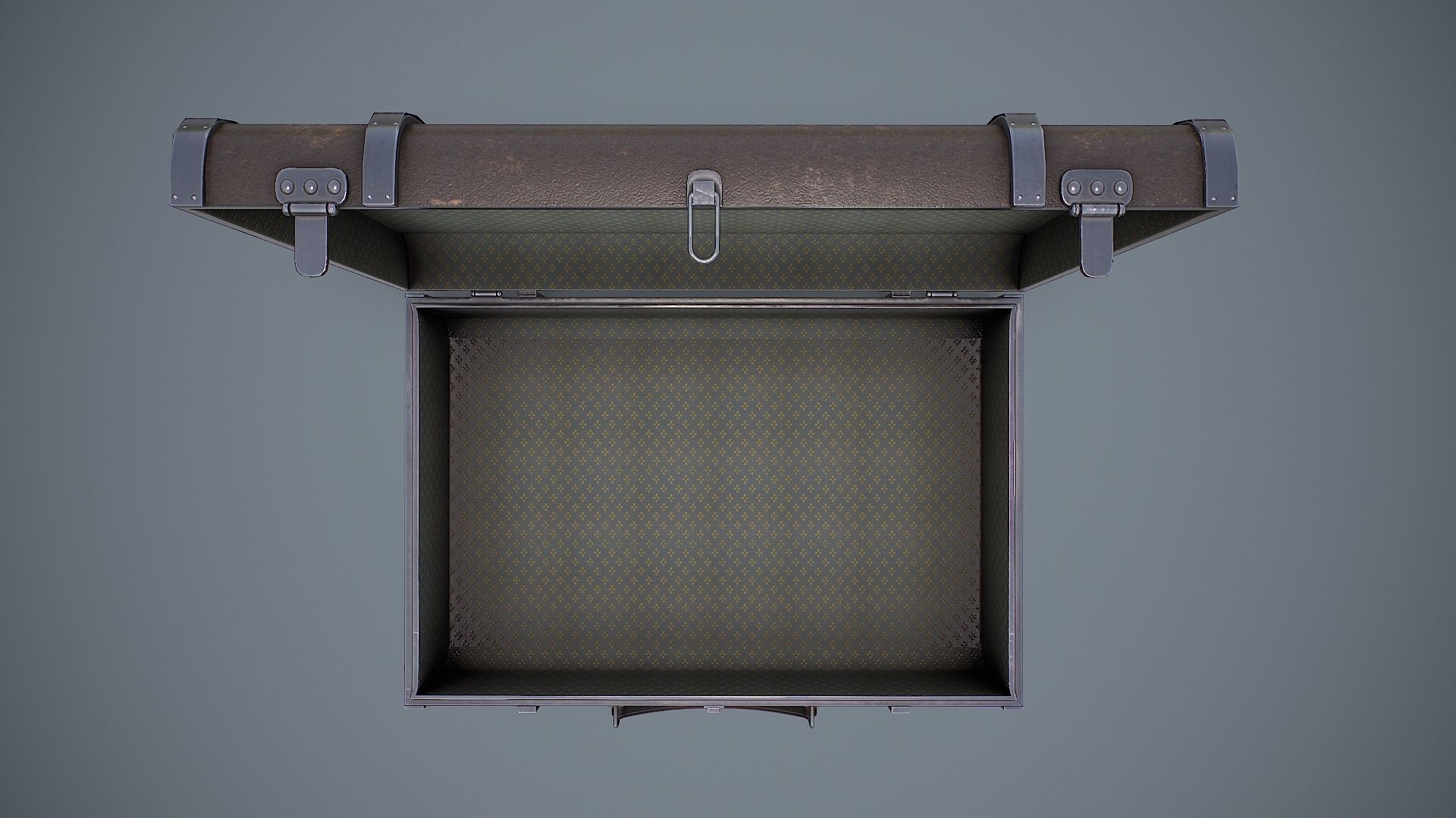 Suitcase 3d model Low-poly 3D model_9