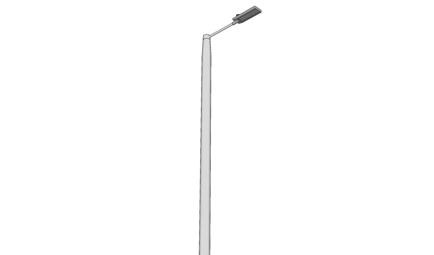 Light Pole - Lamp Post 01 3D model