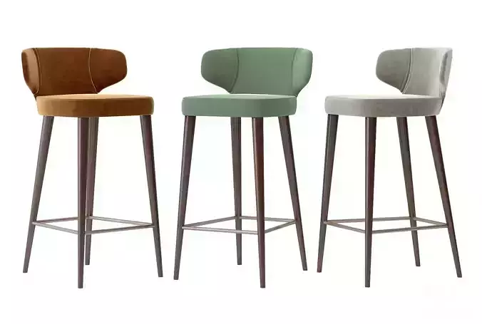 chair combination Modern bar fabric