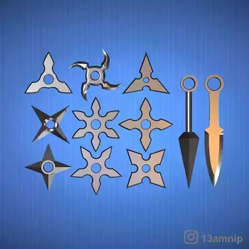 Throwing Stars And Kunai