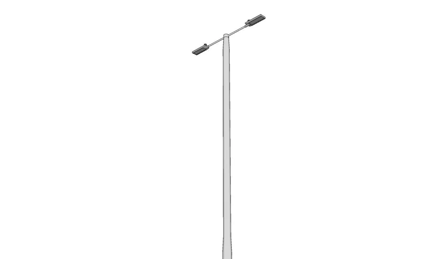 Light Pole - Lamp Post 02 3D model