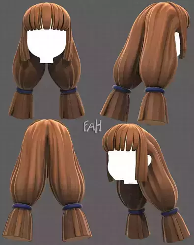 Base Hair for girl V59