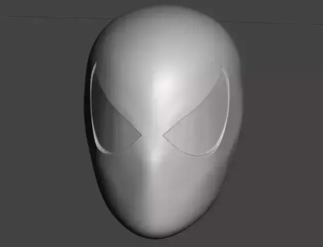 Spider-Man black suit headsculpt