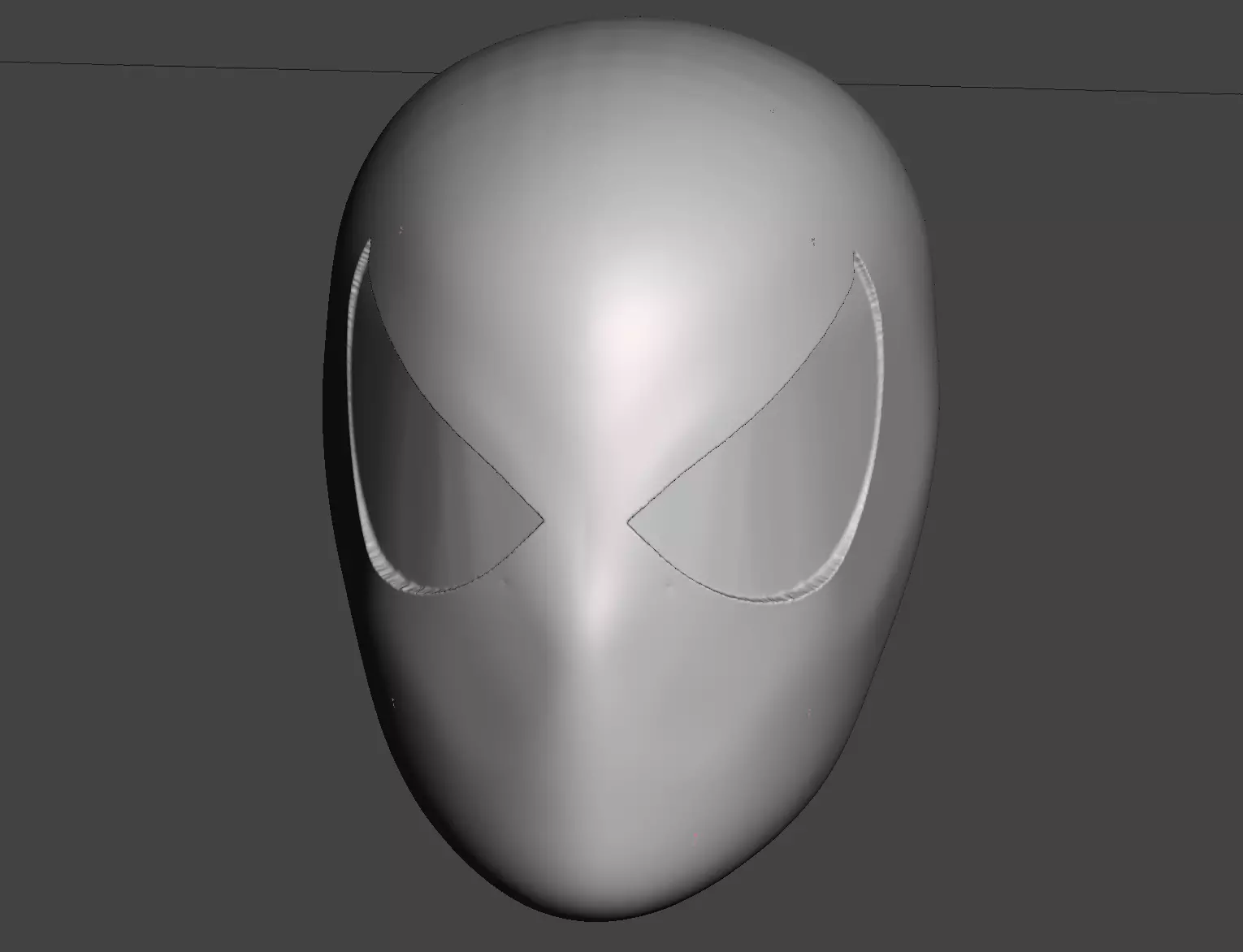 Spider-Man black suit headsculpt 3D print model_0
