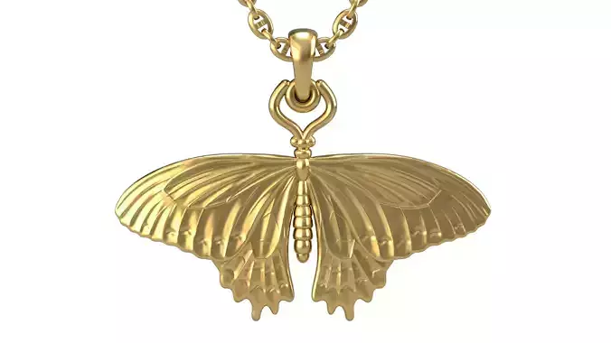 Butterfly pendant V6