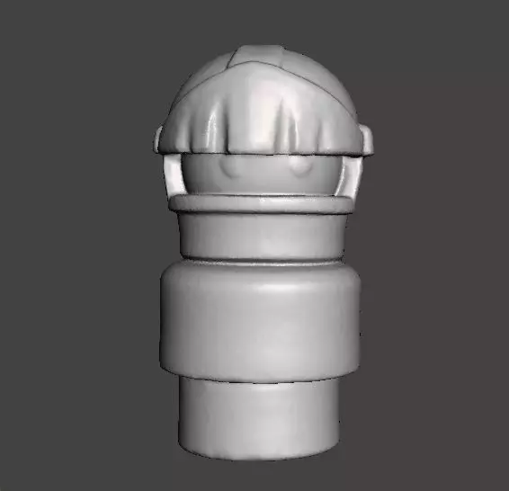 PINK DRAGON CASTLE KNIGHT 1974 PLASTIC FIGURE TOY 3D print model_0