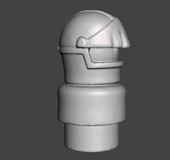 PINK DRAGON CASTLE KNIGHT 1974 PLASTIC FIGURE TOY 3D print model_3