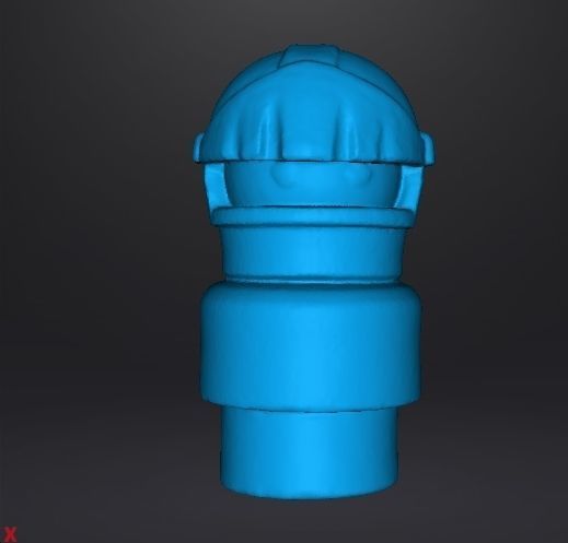 PINK DRAGON CASTLE KNIGHT 1974 PLASTIC FIGURE TOY 3D print model_4