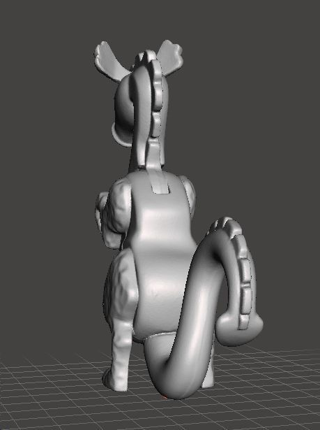 PINK DRAGON 1974 PVC PLASTIC FIGURE TOY MONSTER GAMES 3D print model_3