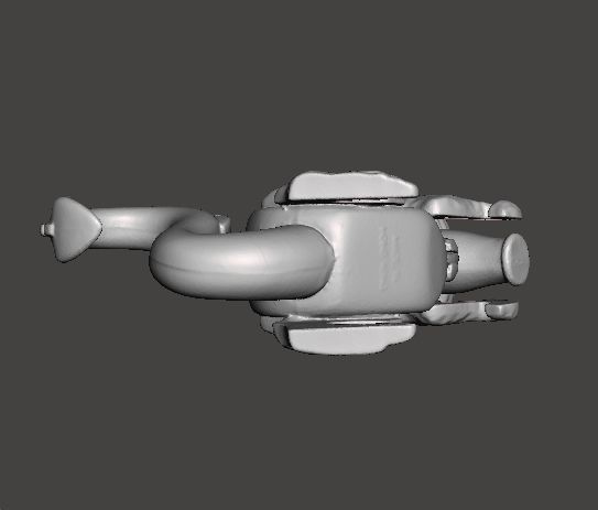 PINK DRAGON 1974 PVC PLASTIC FIGURE TOY MONSTER GAMES 3D print model_6