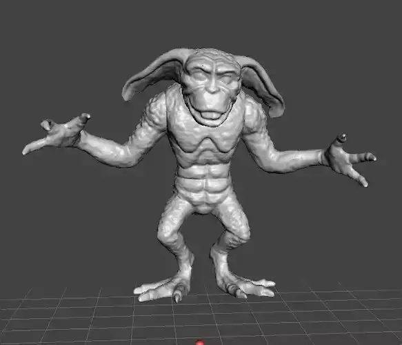 GREMLINS 2 LENNY VINTAGE FIGURE MODEL PVC MONSTER 90s TOY