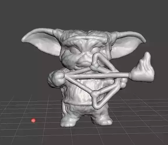 GREMLINS GIZMO RAMBO VINTAGE FIGURE MODEL MONSTER TOY 90s HERO 3D print model