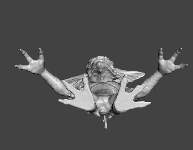 GREMLINS 2 MOHAWK STRIPE VINTAGE FIGURE MODEL MONSTER TOY EVIL 3D print model_6