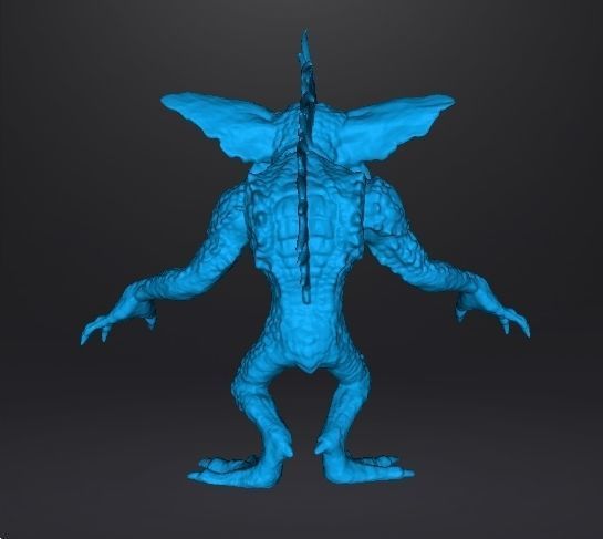 GREMLINS 2 MOHAWK STRIPE VINTAGE FIGURE MODEL MONSTER TOY EVIL 3D print model_8