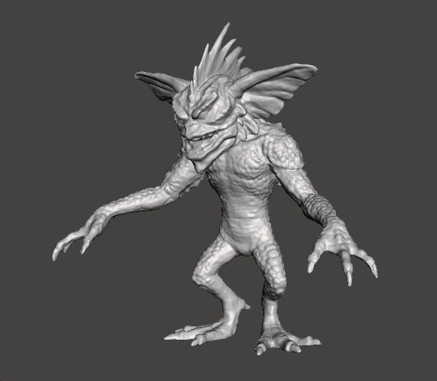 GREMLINS 2 MOHAWK STRIPE VINTAGE FIGURE MODEL MONSTER TOY EVIL 3D print model_1