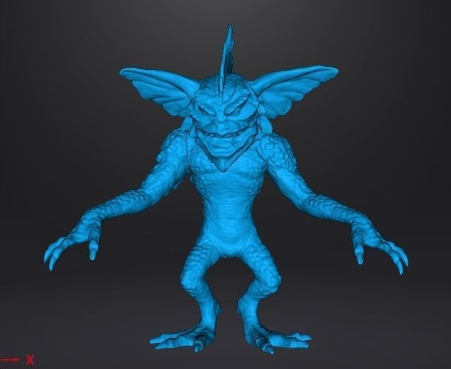 GREMLINS 2 MOHAWK STRIPE VINTAGE FIGURE MODEL MONSTER TOY EVIL 3D print model_7
