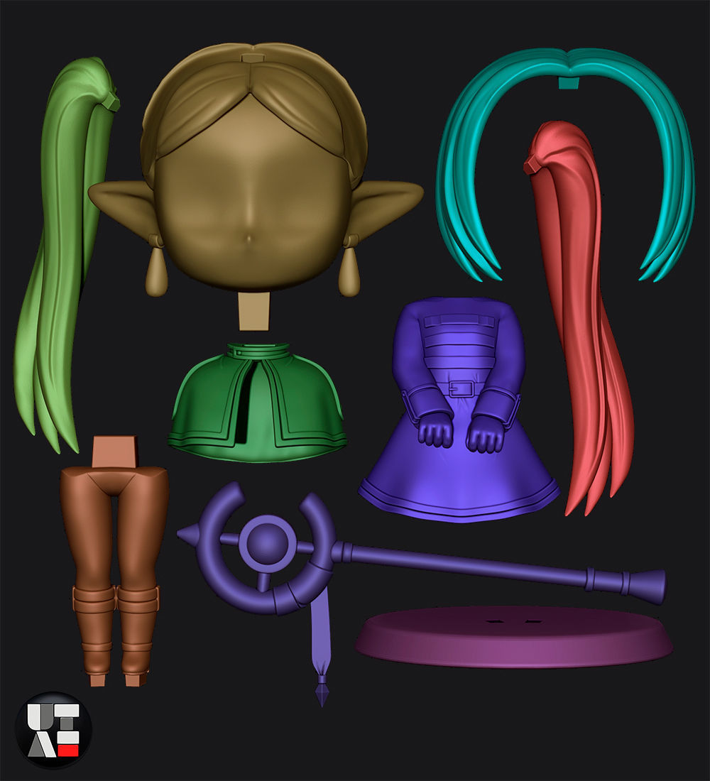 FRIEREN   VERSION CHIBI 3D print model_9