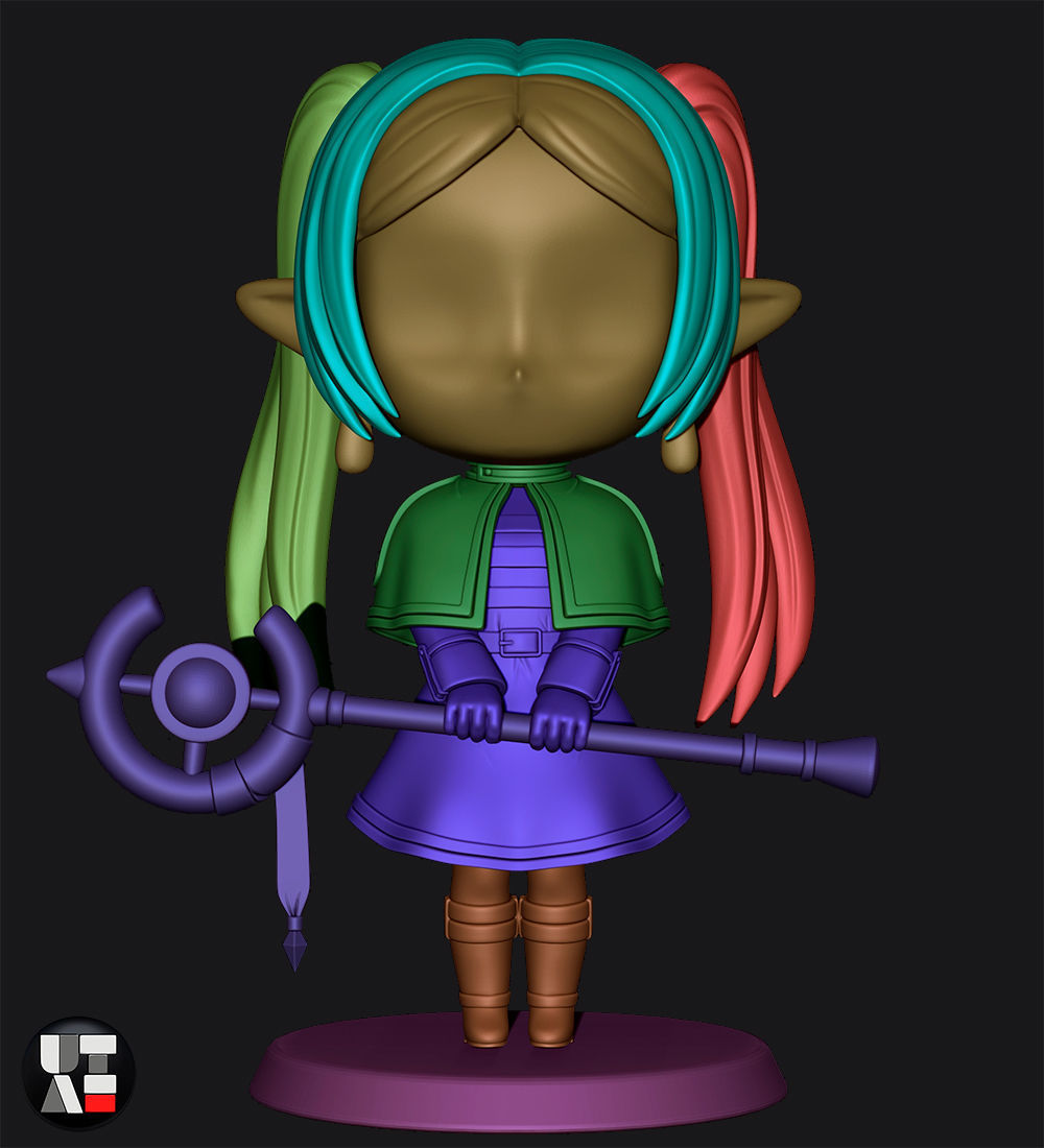 FRIEREN   VERSION CHIBI 3D print model_8