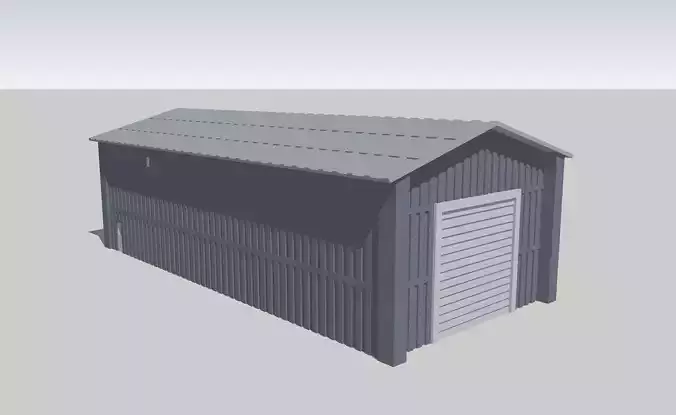 Shed for Warehouse Factory by Outland Models