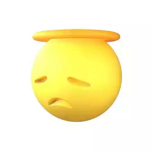 Disappointed Face with Halo v1 001