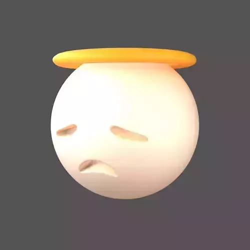 Disappointed Face with Halo v1 002