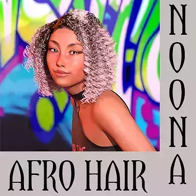 Noona Teen and Afro Hair For Genesis 8 Female