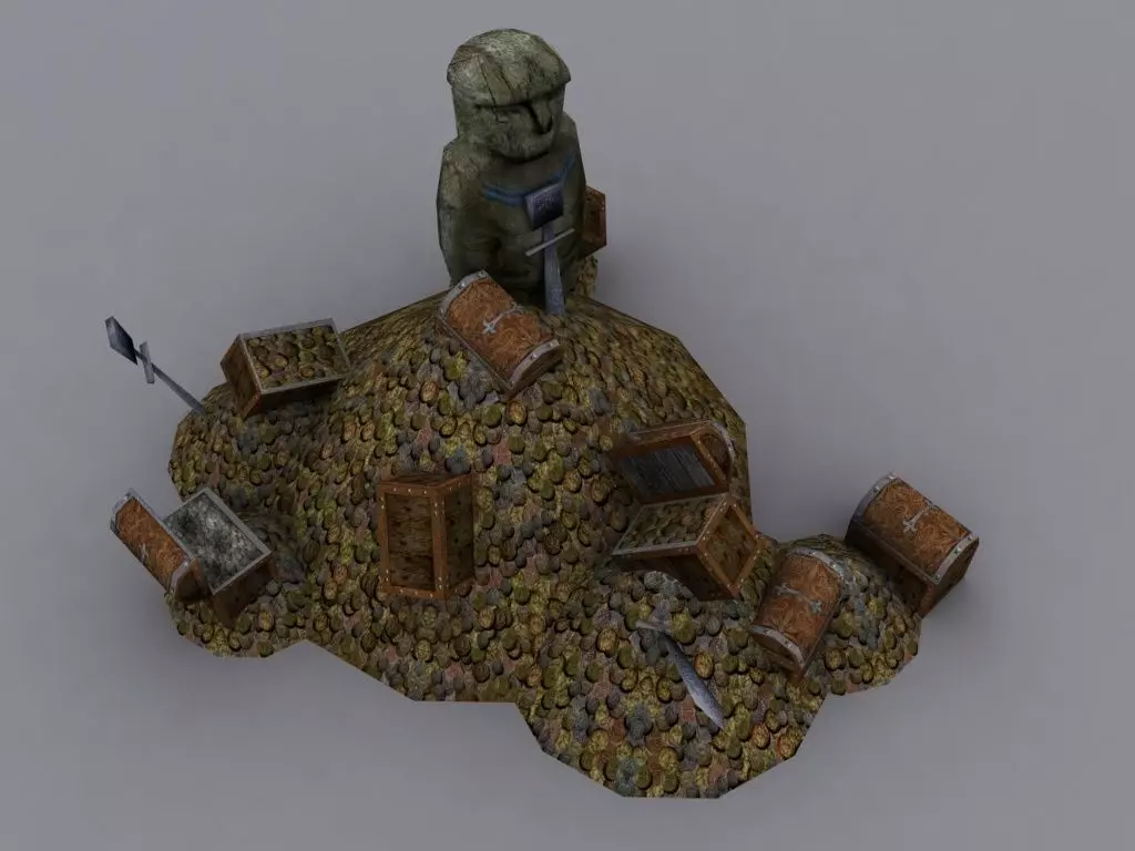 draft treasure 3D model