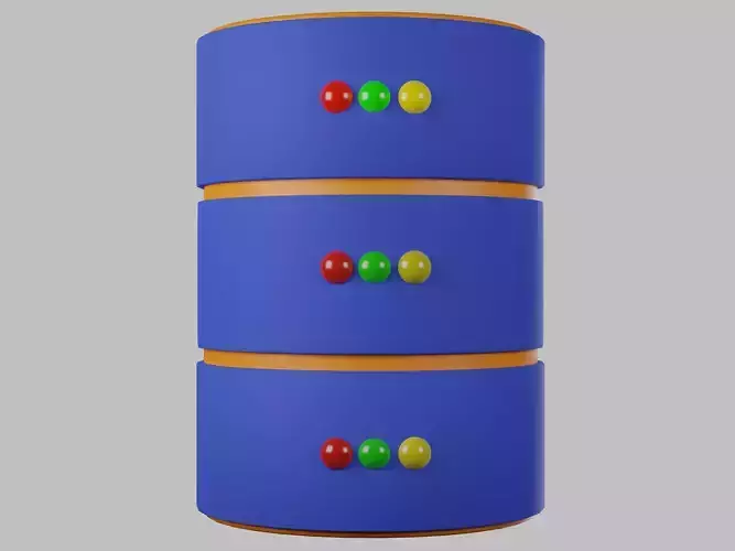 3D Database Model 3D model