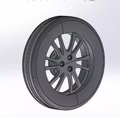 car whell Free 3D model