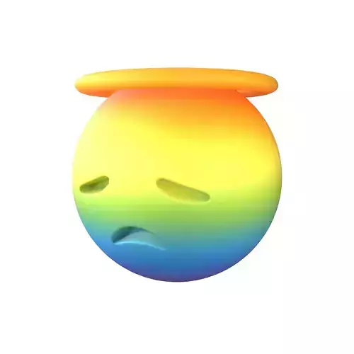 Disappointed Face with Halo v1 006